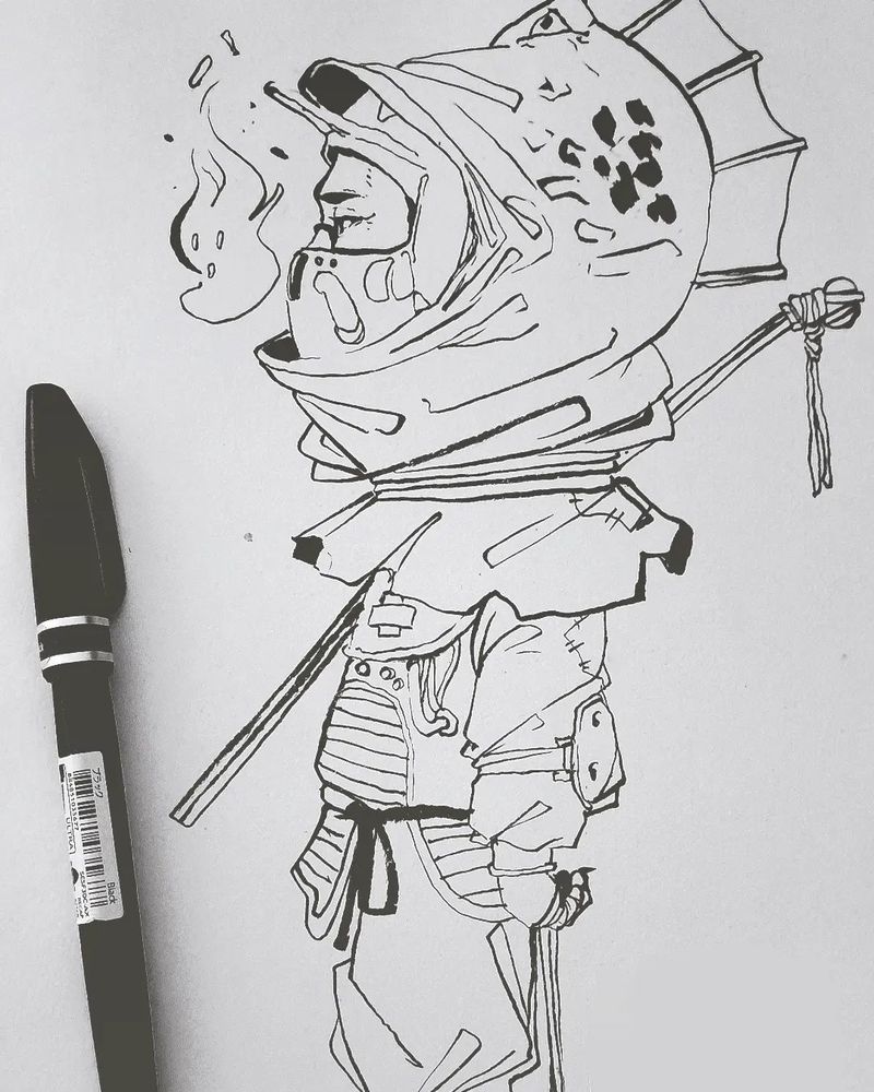 Untitled — Pen sketch